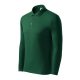 Pique Polo LS galléros póló férfi dark green S