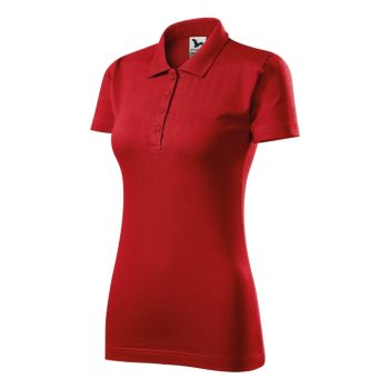 Single J. galléros póló női piros XS