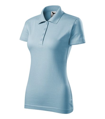 Single J. galléros póló női égszínkék 2XL