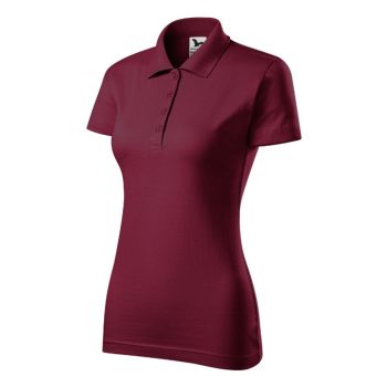 Single J. galléros póló női garnet S