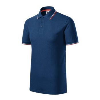 Focus galléros póló férfi éjkék S