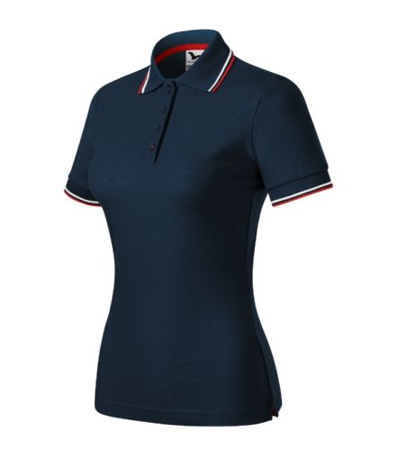 Focus galléros póló női tengerészkék S