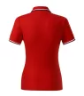 Focus galléros póló női piros L