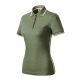 Focus galléros póló női khaki 2XL