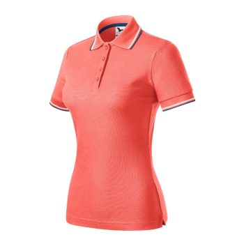 Focus galléros póló női coral XS