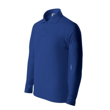   Pique Polo LS galléros póló gyerek királykék 158 cm/12 éves