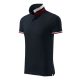 Collar Up galléros póló férfi szürkéskék 3XL