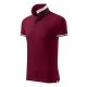 Collar Up galléros póló férfi garnet XL