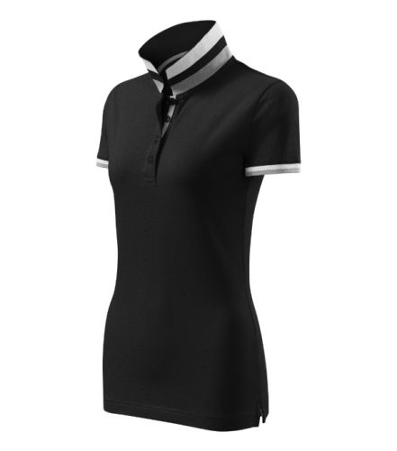 Collar Up galléros póló női fekete XL