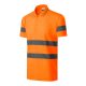 HV Runway galléros póló unisex fluoreszkáló narancssárga L