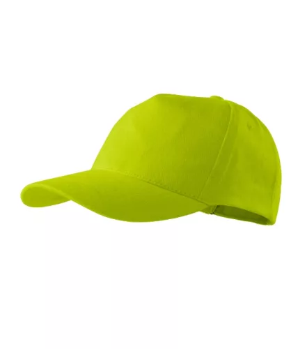 5P sapka unisex lime állitható