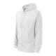 Trendy Zipper felső férfi fehér 3XL
