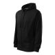 Trendy Zipper felső férfi fekete 2XL