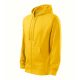 Trendy Zipper felső férfi sárga M