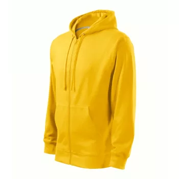 Trendy Zipper felső férfi sárga L