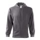 Trendy Zipper felső férfi acélszürke 3XL
