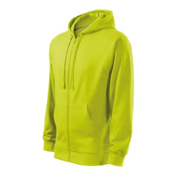 Trendy Zipper felső férfi lime S