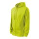 Trendy Zipper felső férfi lime L
