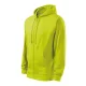 Trendy Zipper felső férfi lime 3XL