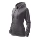 Trendy Zipper felső női acélszürke S