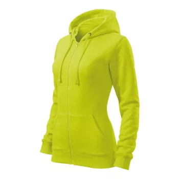 Trendy Zipper felső női lime XS