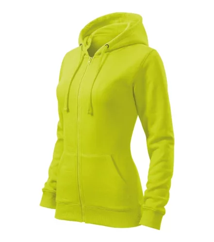 Trendy Zipper felső női lime XS