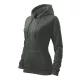 Trendy Zipper felső női sötét palakő XS