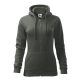 Trendy Zipper felső női sötét palakő 2XL