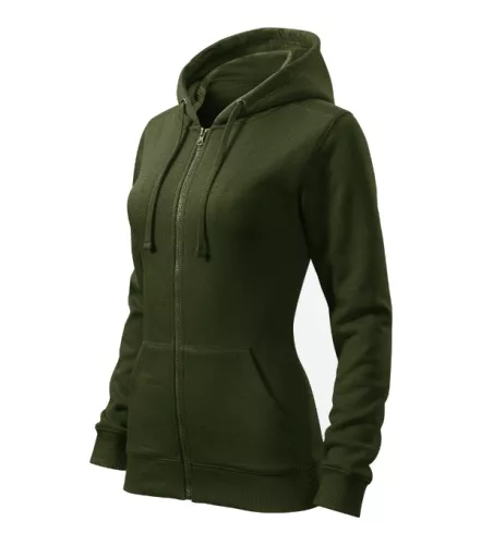 Trendy Zipper felső női military S