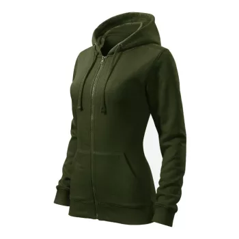 Trendy Zipper felső női military XL