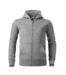 Trendy Zipper felső gyerek sötétszürke melírozott 158 cm/12 éves
