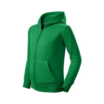 Trendy Zipper felső gyerek fűzöld 158 cm/12 éves