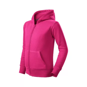 Trendy Zipper felső gyerek bíborszín 122 cm/6 éves