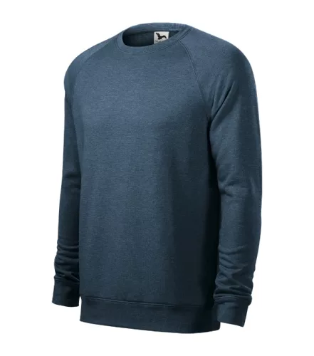 Merger felső férfi sötétdenim melírozott S