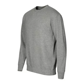 Crew felső unisex sötétszürke melírozott S