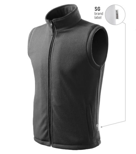 Next polár mellény unisex acélszürke 36 (brand label) L