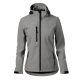 Performance softshell kabát női sötétszürke melírozott 2XL