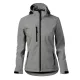 Performance softshell kabát női sötétszürke melírozott 2XL