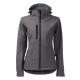 Performance softshell kabát női acélszürke S