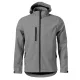 Performance softshell kabát férfi sötétszürke melírozott 3XL