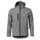 Performance softshell kabát férfi sötétszürke melírozott 4XL