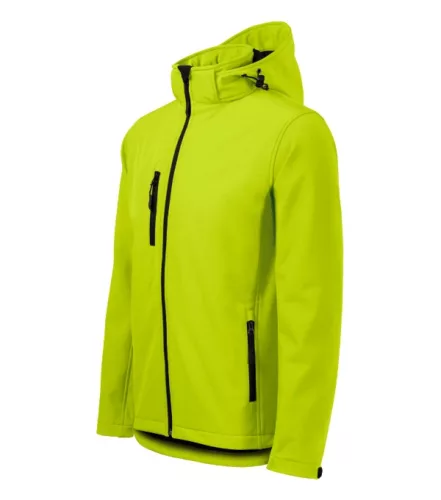 Performance softshell kabát férfi lime XL