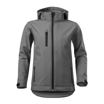   Performance softshell kabát gyerek acélszürke 158 cm/12 éves