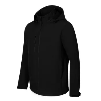 Trail softshell kabát férfi fekete L