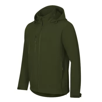 Trail softshell kabát férfi military S