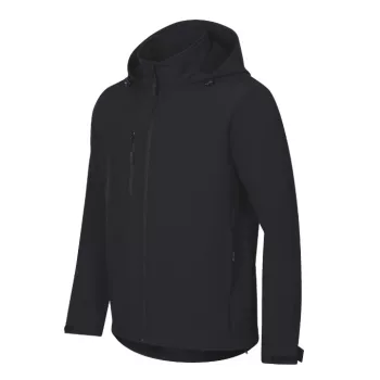Trail softshell kabát férfi ébenszürke S
