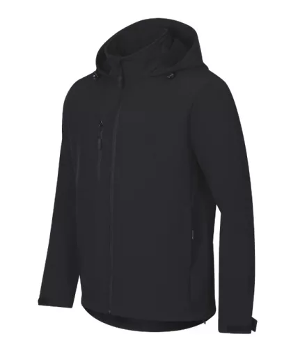 Trail softshell kabát férfi ébenszürke M