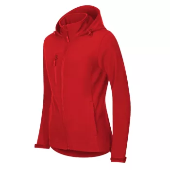 Trail softshell kabát női piros XS