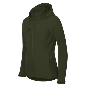 Trail softshell kabát női military XS