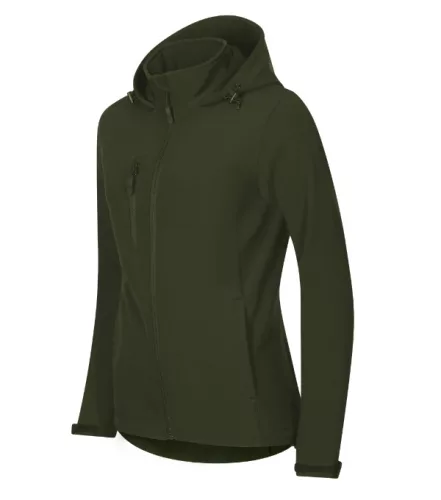 Trail softshell kabát női military XL